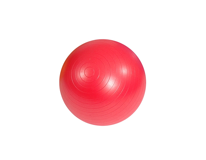 Piłka gimnastyczna (rehabilitacyjna) czerwona 55 cm (z pompką) - Image no.: 1