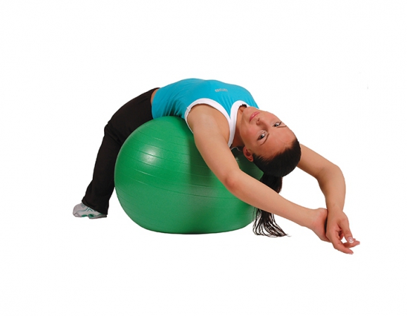 Piłka gimnastyczna (rehabilitacyjna) Mambo ABS Gym Ball MSD, zielona 65 cm z pompką  - Image no.: 2