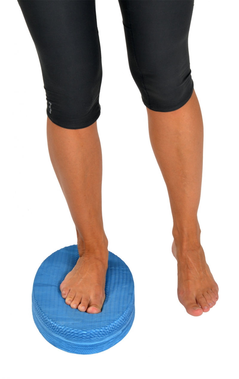 Trener równowagi (poduszka równoważna owalna) Mambo Balance Pad MSD 37 x 22 x 6 cm niebieska (2 sztuki - para) - Image no.: 1