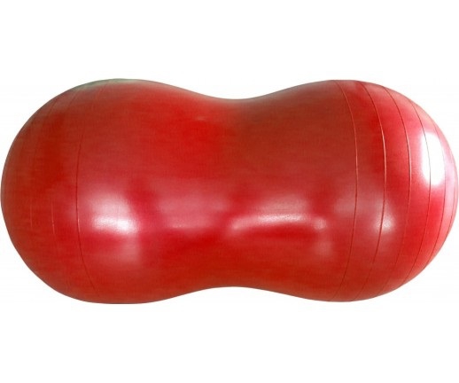 Piłka gimnastyczna (rehabilitacyjna), orzeszek Mambo Max AB Peanut Ball MSD czerwona 50x100cm (z pompką)  - Image no.: 1