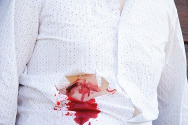 Model rany - rana cięta przy pomocy stłuczonej butelki - Image no.: 5