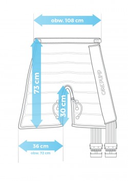 Mankiet - krótkie spodnie, 8-komorowy do aparatów serii CarePump z przewodem powietrznym i rozdzielaczem  - Image no.: 4